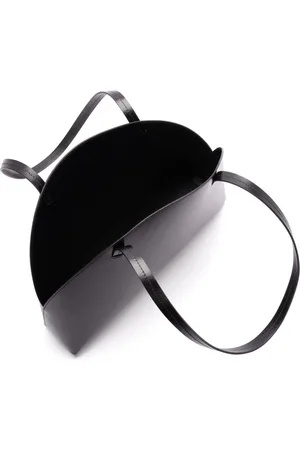 Jil Sander Curve Medium Leather Shoulder Bag