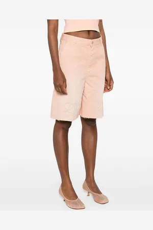 Loewe Anagram Cotton Shorts
