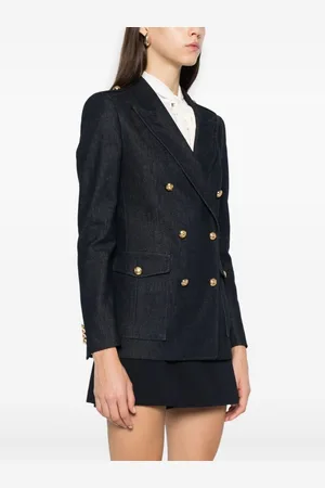 TAGLIATORE Heather Wool Double-breasted Jacket
