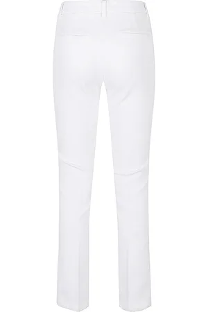 VIA MASINI 80 Cotton Straigh-leg Trousers