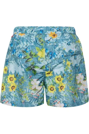 Kiton Printed Swim Shorts