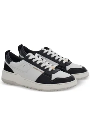 Salvatore Ferragamo Logo Leather Sneakers