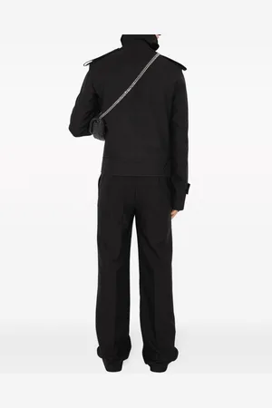 Burberry Wool And Silk Blend Trousers