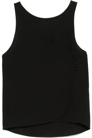 Emporio Armani Crepe Sleeveless Top