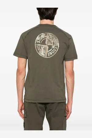 Stone Island Logo Cotton T-shirt