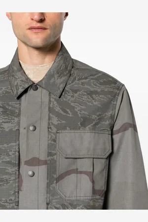 Marine Serre Camouflage Print Overshirt