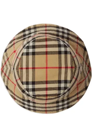 Burberry Check Motif Bucket Hat