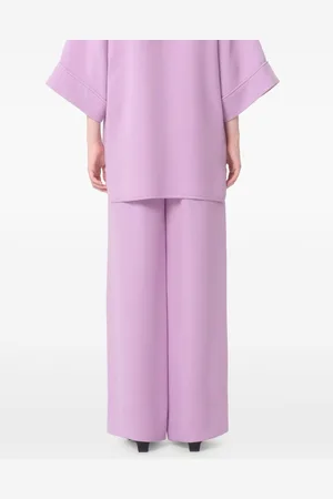 VALENTINO Silk Wide-leg Trousers
