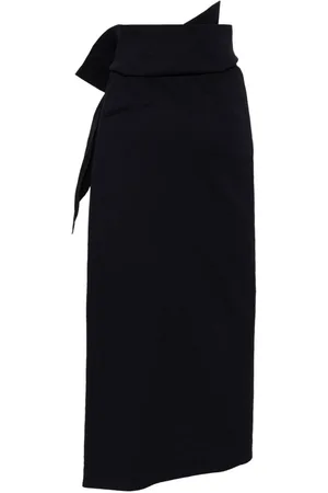 Issey Miyake Asymmetric Midi Skirt