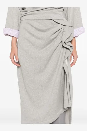 DRIES VAN NOTEN Asymmetric Midi Skirt