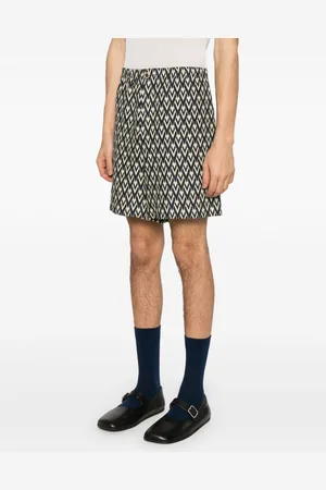 VALENTINO Toute La V Linen Shorts