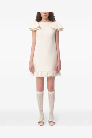 VALENTINO Crepe Couture Short Dress