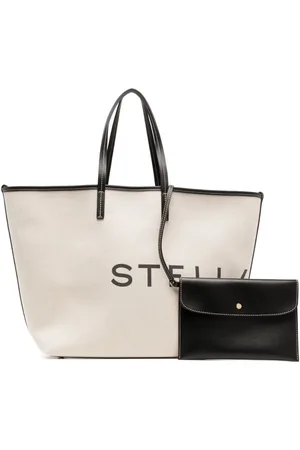 Stella McCartney Logo Canvas Tote Bag