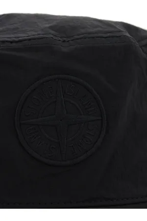 Stone Island Logo Nylon Bucket Hat