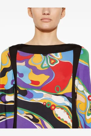Puccini Printed Short Dress