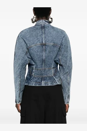 Alaïa Round Denim Jacket