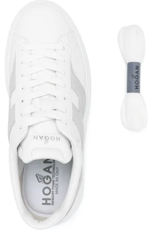 Hogan H-stripes Leather Sneakers