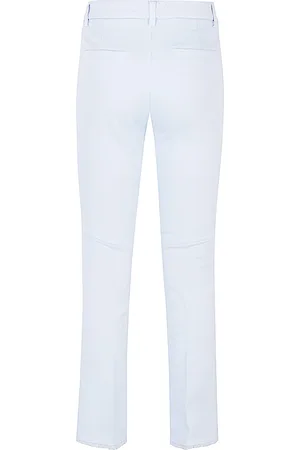 VIA MASINI 80 Cotton Straigh-leg Trousers