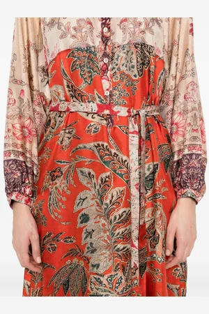 PIERRE-LOUIS MASCIA Printed Silk Maxi Dress