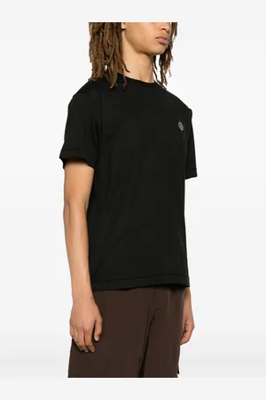 Stone Island Logo Cotton T-shirt