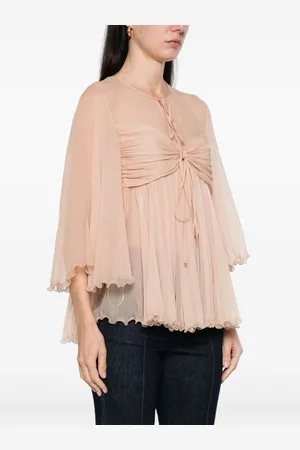 Chloé CHLOÈ- Silk Pleated Blouse