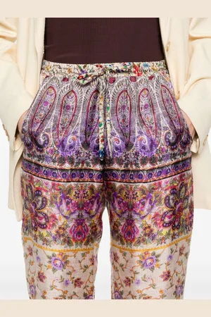 PIERRE-LOUIS MASCIA Printed Silk Trousers