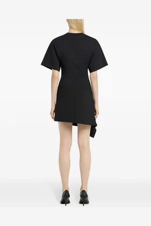 Courrèges Logo Cotton Belted T-shirt