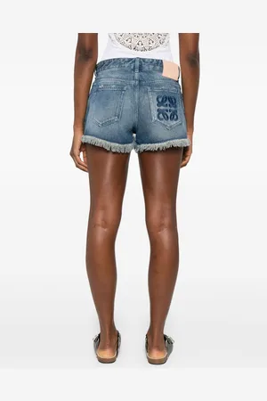 Loewe Anagram Denim Shorts