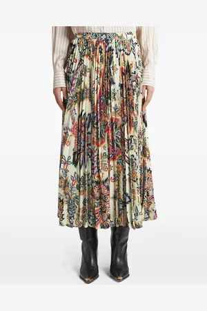 Etro Printed Midi Skirt