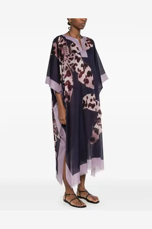 DRIES VAN NOTEN Printed Kaftan Dress