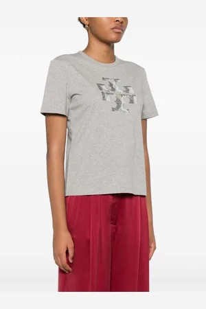 Tory Burch Logo Cotton T-shirt