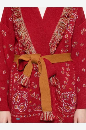 Alanui Bandana Cashmere Cardigan