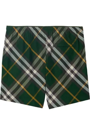 Burberry Check Motif Swim Shorts