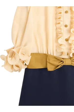 VALENTINO Crepe De Chine Short Dress