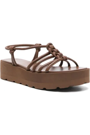 Gianvito Rossi Hebe Leather Sandals