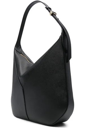 VALEXTRA Vivi Small Leather Hobo Bag