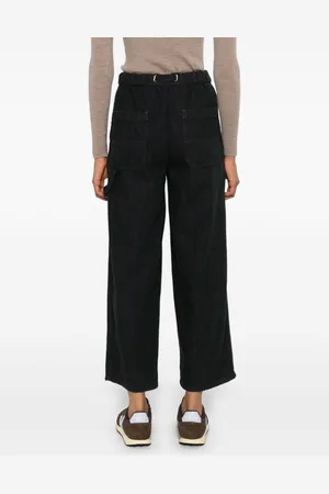 White Sand Cotton Cargo Trousers