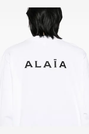 Alaïa Logo Cotton Sweater
