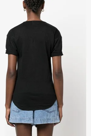 Marant Etoile Koldi Logo Linen T-shirt