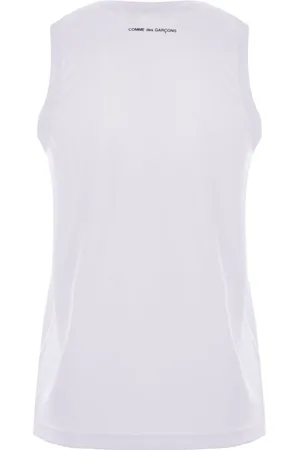 Comme des Garçons Logo Jersey Tank Top