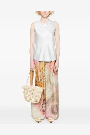 FORTE FORTE Satin Sleeveless Top