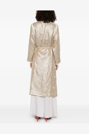 FORTE FORTE Lurex Long Coat