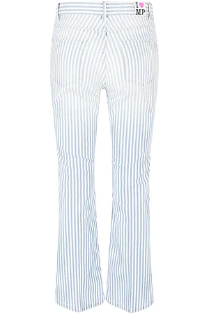 I Love My Pants Striped Cotton Trousers