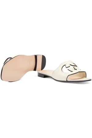 Gucci Cut Leather Sandals