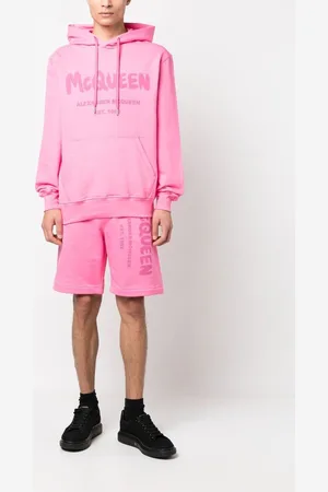 Alexander McQueen Logo Cotton Shorts