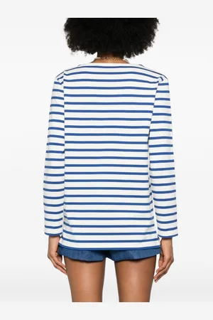 VALENTINO Chez Striped T-shirt