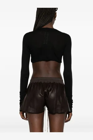 Rick Owens Organic Cotton Cropped Top