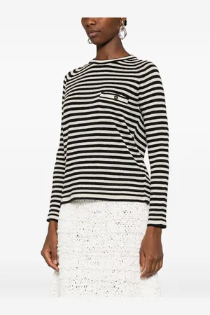 Max Mara Linen Striped Sweater