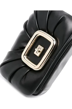Roger Vivier Viv Choc Mini Leather Crossbody Bag