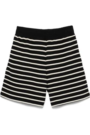 Emporio Armani Cotton Blend Striped Shorts